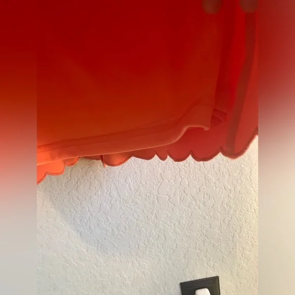 Lena Strapless Coral Dress - Picture 5 of 7